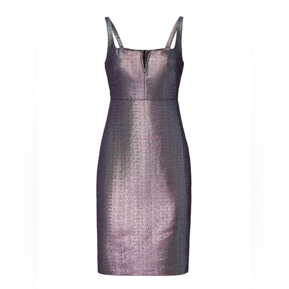Likely Metallic Nia sheath dress size 10